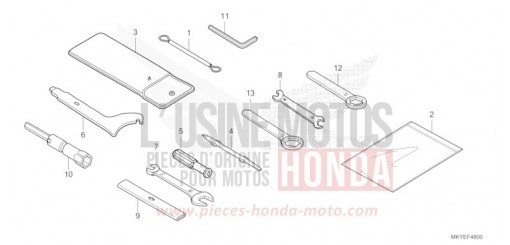 OUTIL CB650RACR de 2024